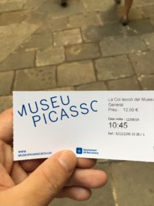 バルセロナのピカソ美術館のチケットの予約方法