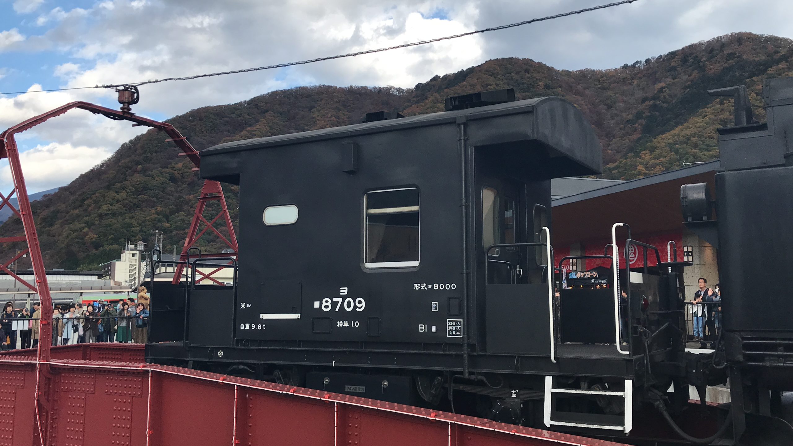 鬼怒川温泉駅　転車台広場