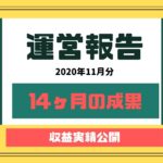 ブログを14ヶ月継続した収益の結果報告